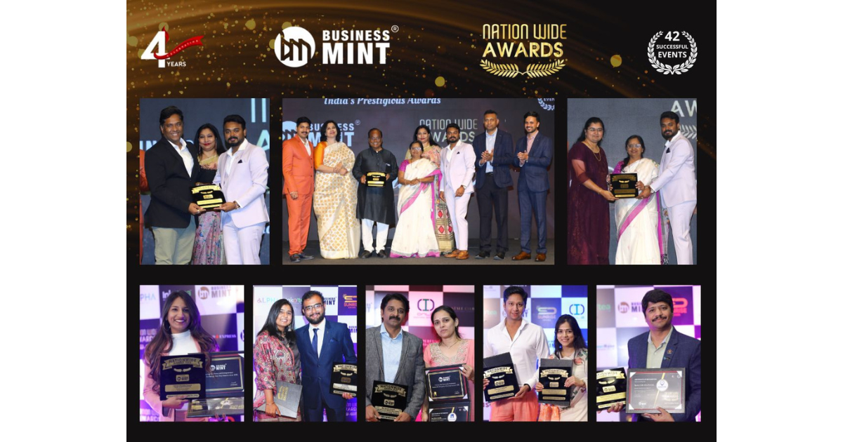 Business Mint hosts its 42nd Award Show in Hyderabad - Nationwide Awards 2023